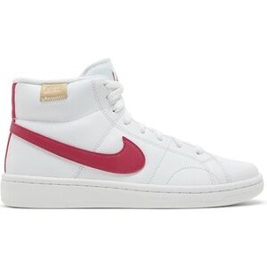 Nike Court Royale 2 Mid White Rush Pink Womens Sneakers High Top Size 7.5